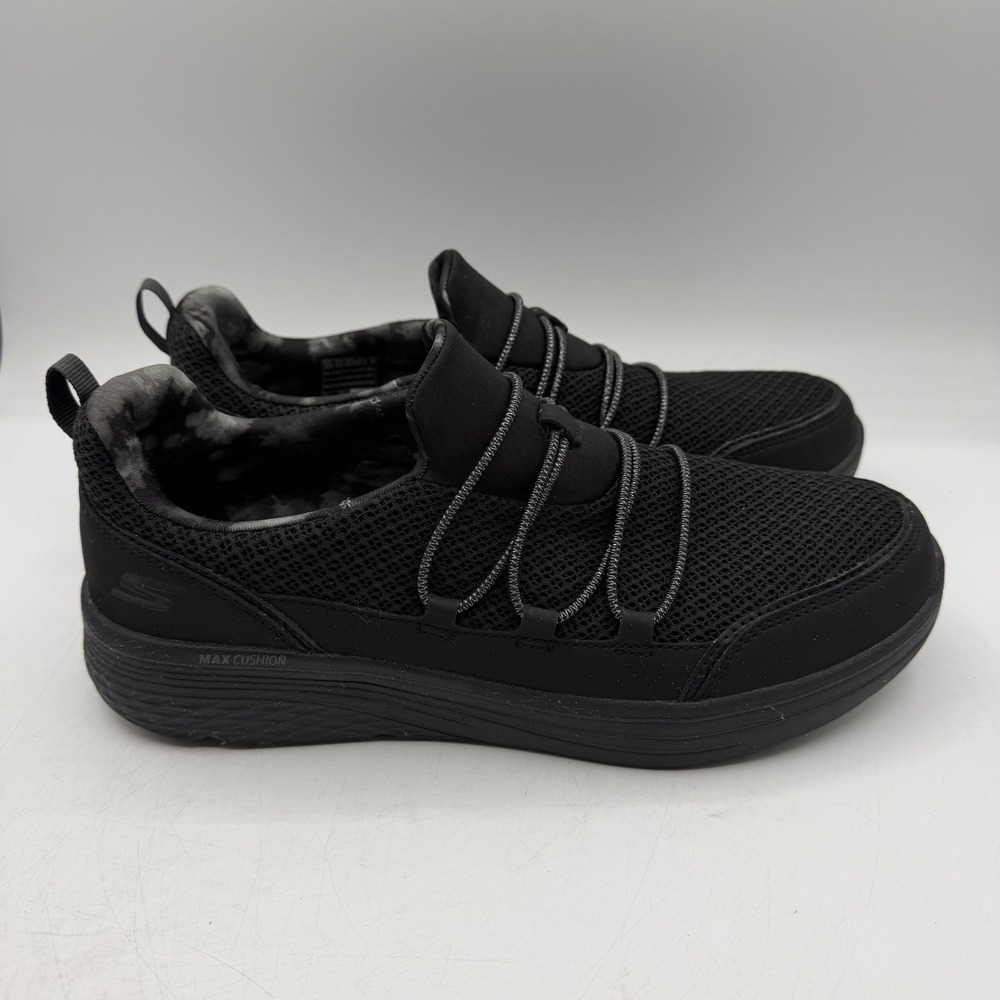 Skechers Soaring Skies Shoes Womens Sz 9.5 Black Slip On Sneakers Comfort 136739